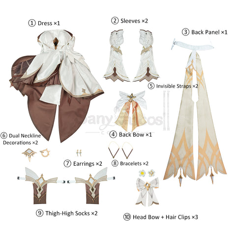 【Pre-Sale】Game Genshin Impact Cosplay As Heaven and Earth Are Made Anew Lumine Cosplay Costume