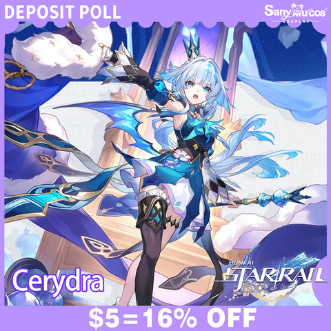 【SanyMuCos Deposit Poll】Game Honkai: Star Rail Cosplay Cerydra Cosplay Costume Premium Edition
