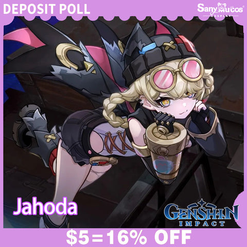 【SanyMuCos Deposit Poll】Game Genshin Impact Cosplay Jahoda Cosplay Costume