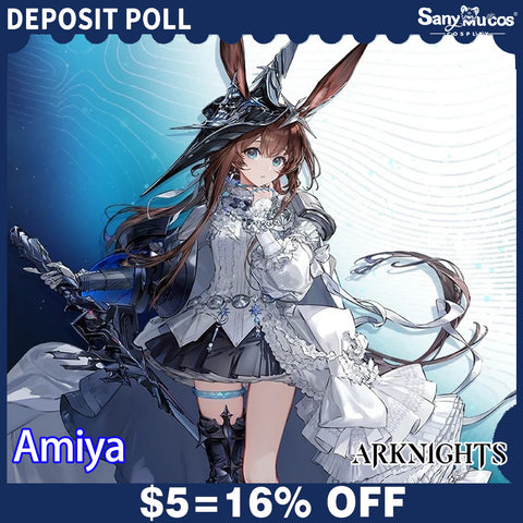 【SanyMuCos Deposit Poll】Game Arknights Cosplay Amiya New Skin Cosplay Costume