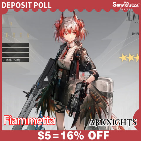 【SanyMuCos Deposit Poll】Game Arknights Cosplay Fiammetta Cosplay Costume