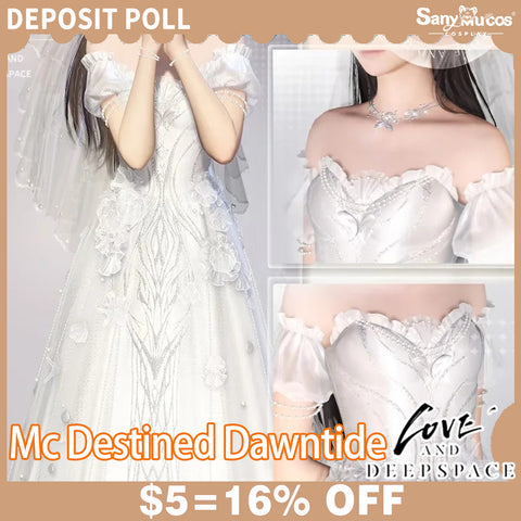 【SanyMuCos Deposit Poll】Game Love and Deepspace Cosplay Wedding Dresses Rafayel Cosplay Costume