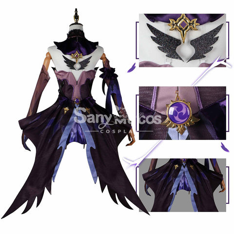 【In Stock】Game Genshin Impact Cosplay Fischl Cosplay Costume Plus Size