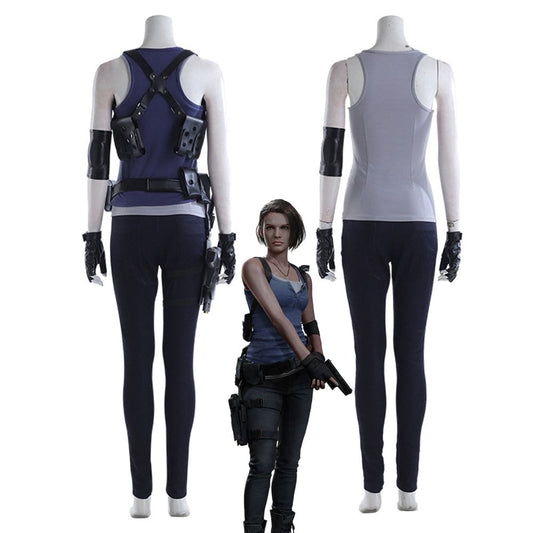 【Flash Sale $188.88 】SanyMuCos Resident Evil 3 Remake Jill Valentine Cosplay Costume M Cosplay Costumes 1000