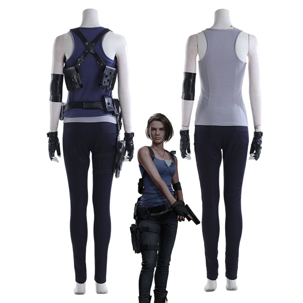 【Flash Sale $188.88 】SanyMuCos Resident Evil 3 Remake Jill Valentine Cosplay Costume M Cosplay Costumes