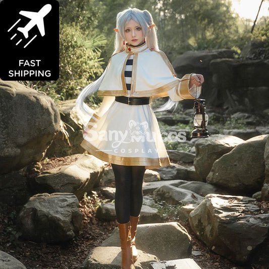 【48H To Ship】Anime Frieren: Beyond Journey’s End Cosplay Frieren Costume Premium Edition Costumes 1000