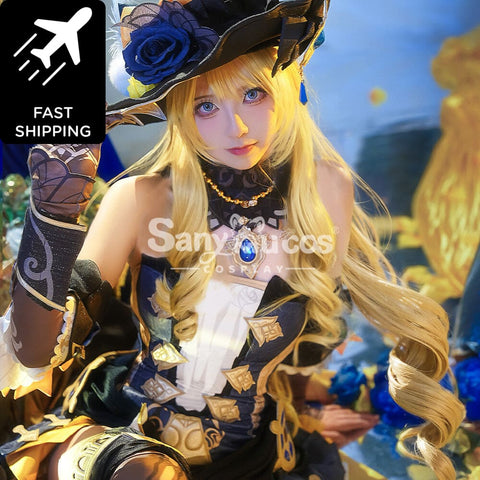 【48H To Ship】Game Genshin Impact Cosplay Navia Costume Premium Edition Costumes