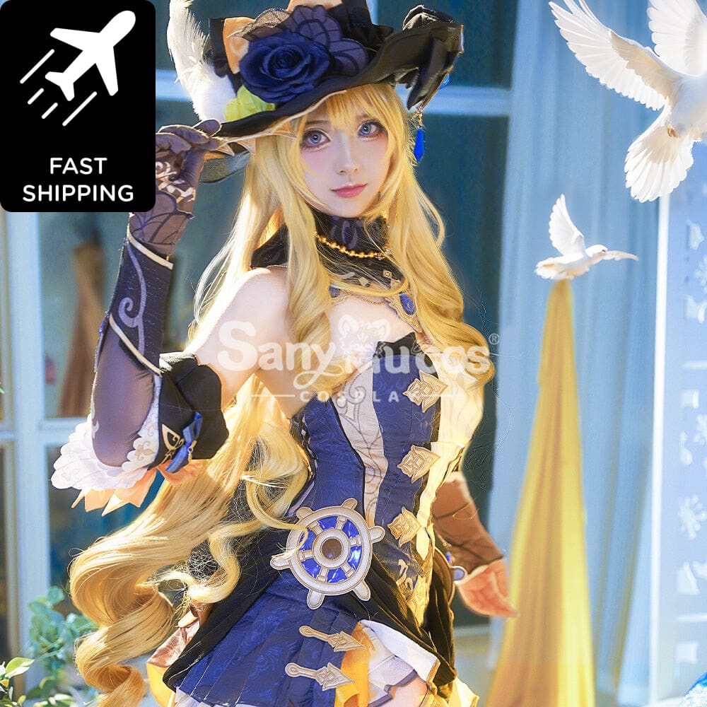 【48H To Ship】Game Genshin Impact Cosplay Navia Costume Premium Edition Costumes