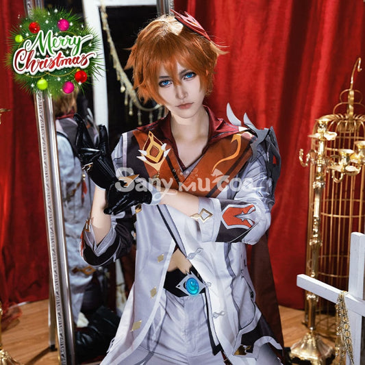 【Flash Sale $59.99】SanyMuCos Genshin Impact Tartaglia Cosplay Costume S Cosplay Costumes 1000