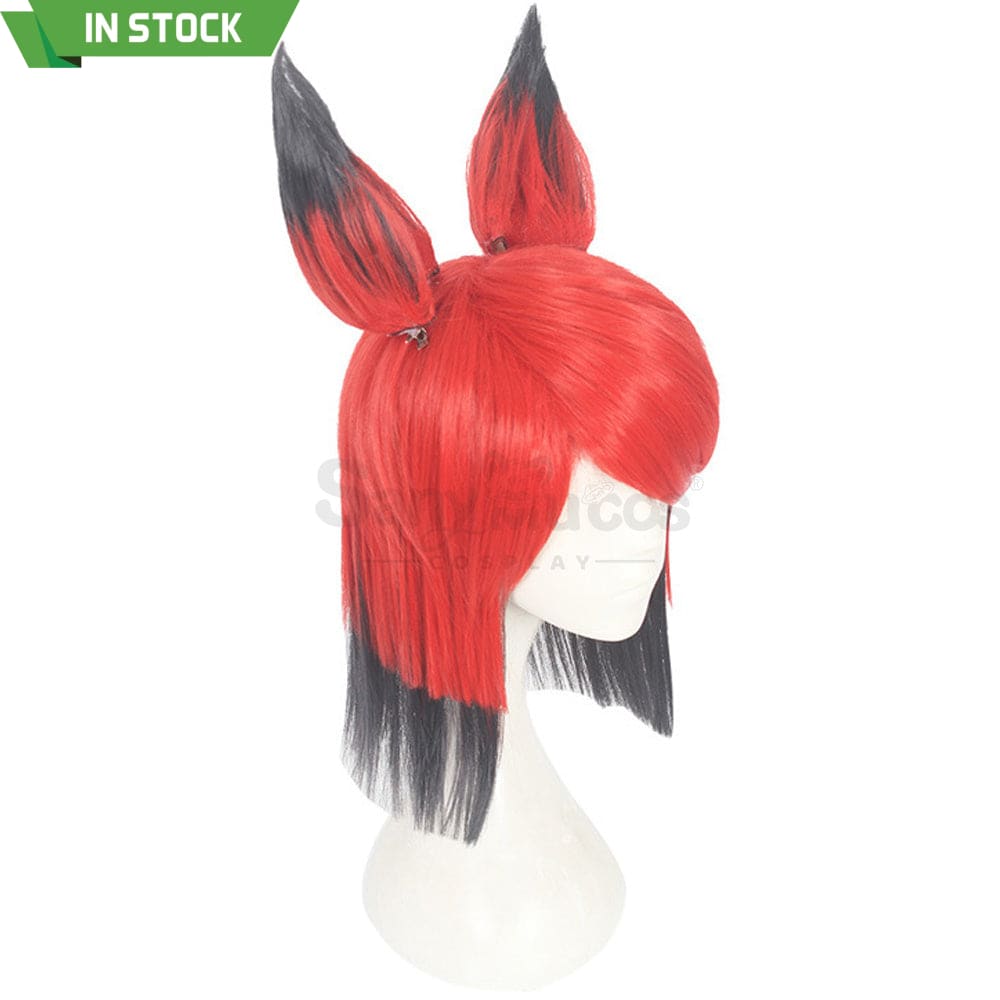 【In Stock】Anime Hazbin Hotel Cosplay Alastor Wig Wigs