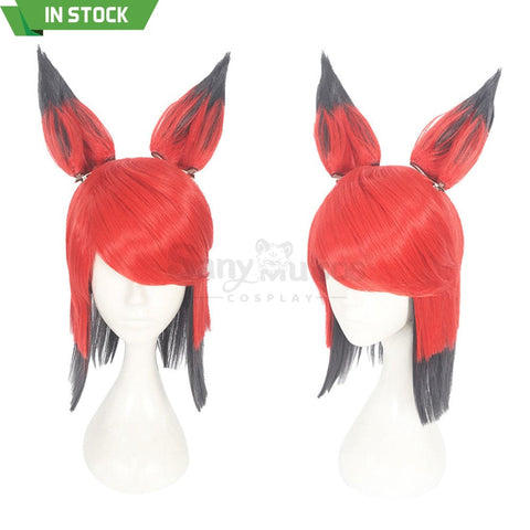 【In Stock】Anime Hazbin Hotel Cosplay Alastor Wig Wigs