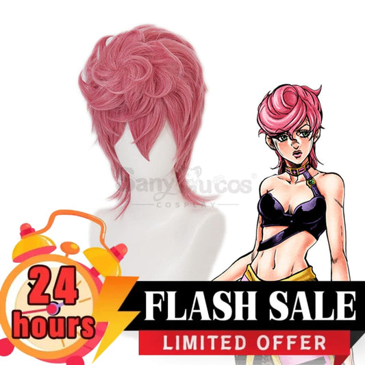 【In Stock】Anime Jojo’s Bizarre Adventure Cosplay Trish Una Wig Wigs 1000