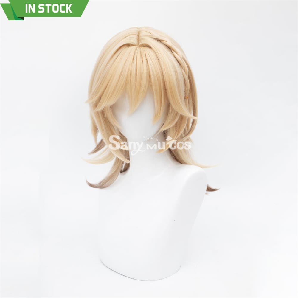 Game Genshin Impact Kaveh Short Blonde Wig