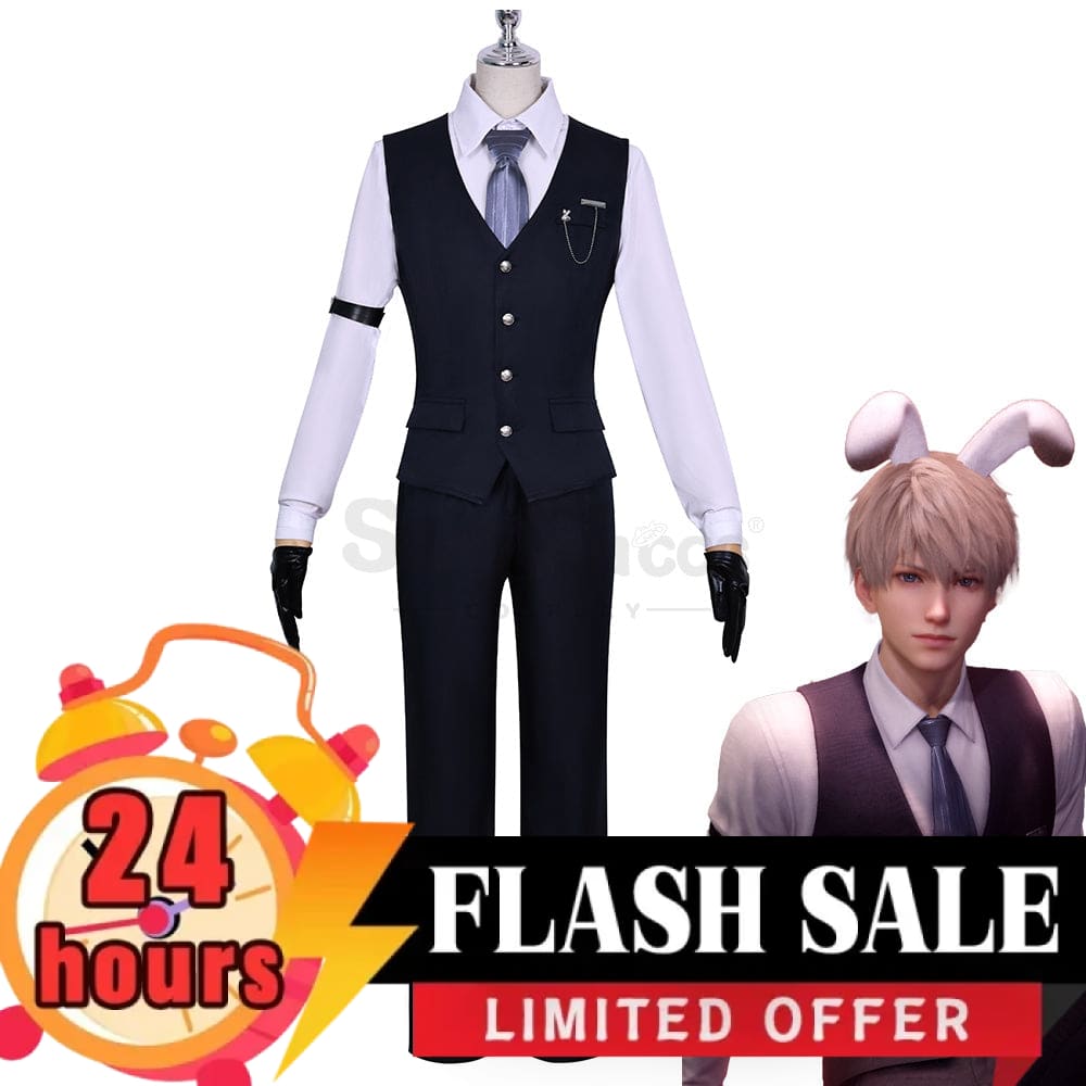 【In Stock】Game Love And Deepspace Cosplay Fluffy Trap Xavier Costume Plus Size Costumes