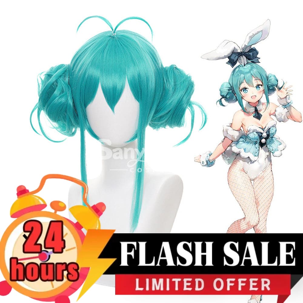 【In Stock】Vocaloid Hatsune Miku Cosplay Bicute Bunnies Wig Wigs