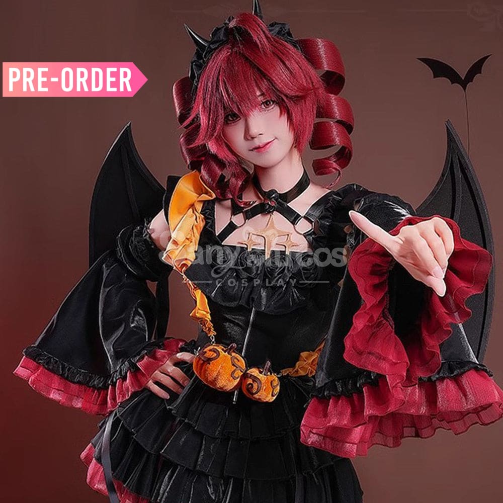 【Pre-Sale】Halloween Vocaloid Cosplay Kasane Teto Synthv Costume Costumes