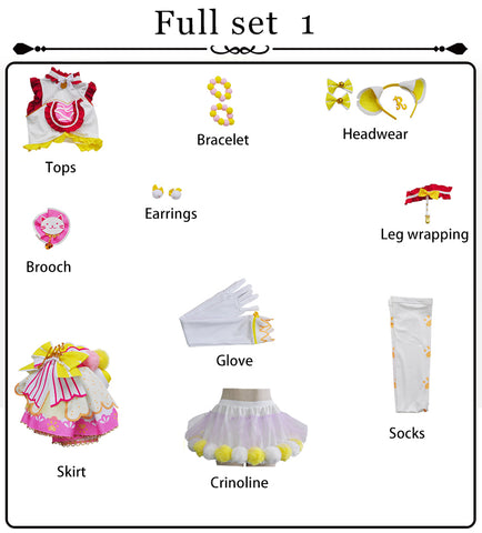 【Pre-Sale】Anime Love Live! School Idol Project Cosplay Umi Sonoda&Honoka Kosaka Cosplay Costume