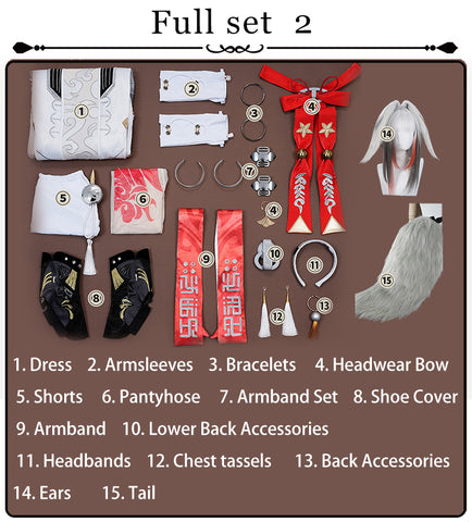 【Pre-Sale】Game Zenless Zone Zero Cosplay Second Form Ye Shunguang Cosplay Costume Premium Edition