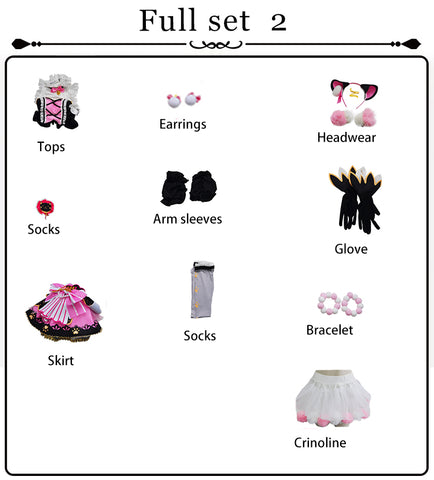 【Pre-Sale】Anime Love Live! School Idol Project Cosplay Umi Sonoda&Nico Yazawa&Maki Nishikino Cosplay Costume