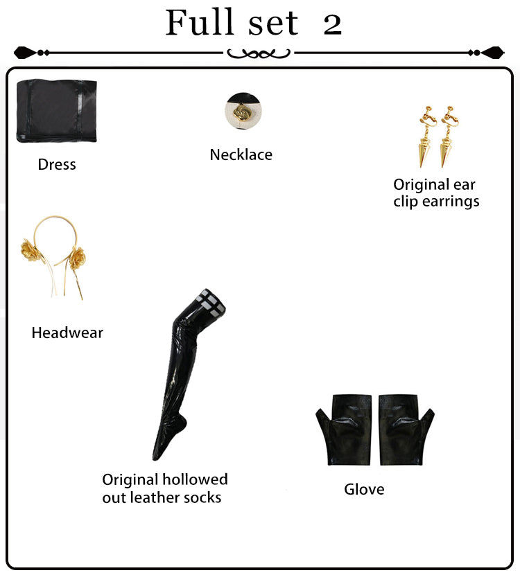 【In Stock】Anime Spy X Family Yor Forger Shinobi Assassin Sexy Short Dress Cosplay Costume