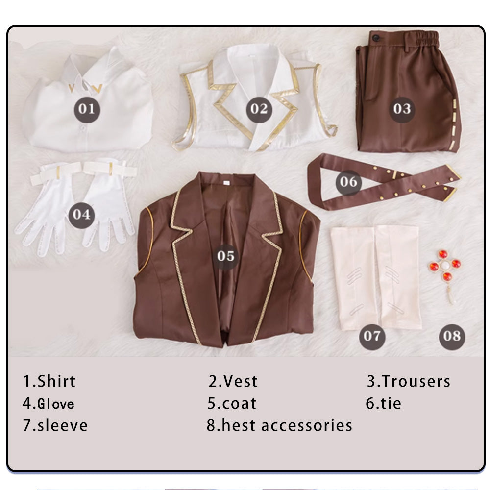 【In Stock】Game Identity V Cosplay Patient Emil Graduation Day Costume / S Costumes