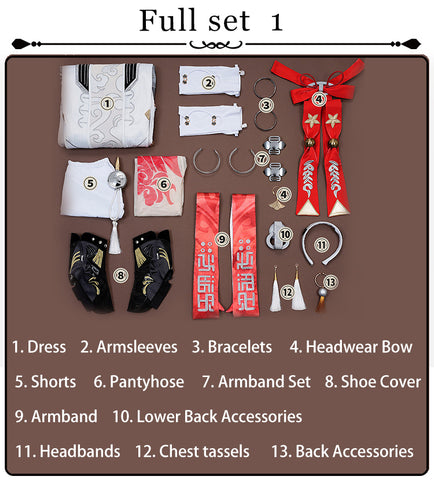 【Pre-Sale】Game Zenless Zone Zero Cosplay Second Form Ye Shunguang Cosplay Costume Premium Edition