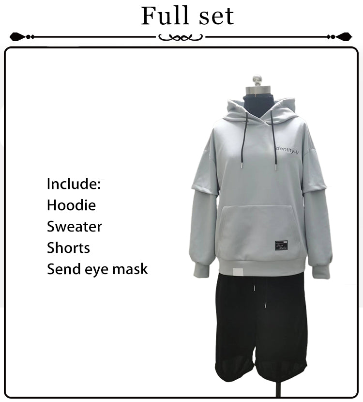 【In Stock】Game Identity V Cosplay Prisoner - BLK.Aesop Cosplay Costume Cosplay Costumes