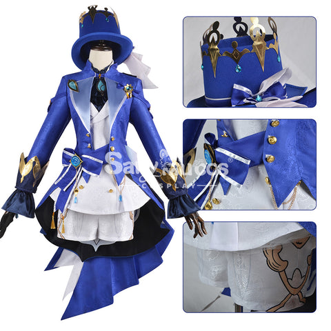 【In Stock】Game Genshin Impact Cosplay Furina Cosplay Costume Plus Size