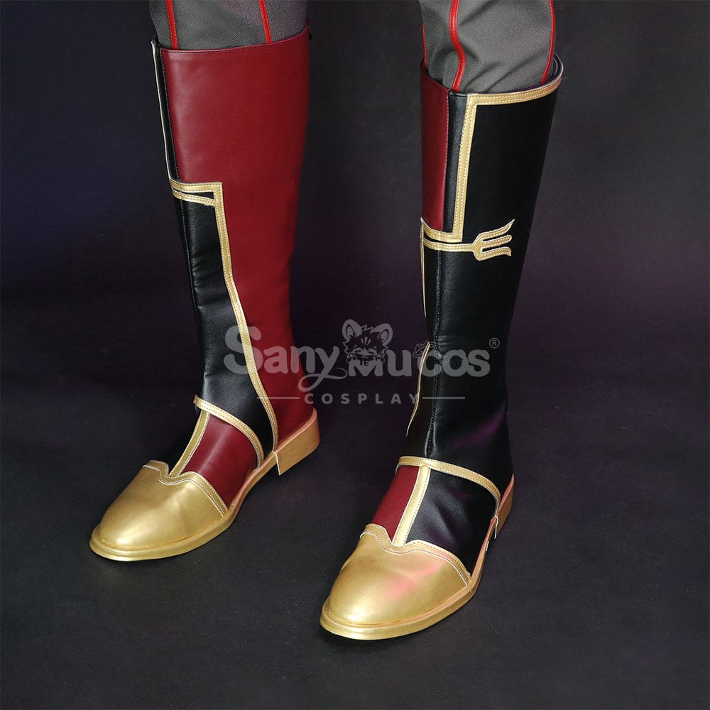 Game Arcane: League Of Legends Cosplay Silco Shoes Boots