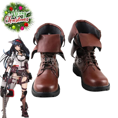 Game Arknights Cosplay Blaze Explosive Blue Flame Cosplay Shoes Cosplay Shoes Boots