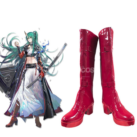 Game Arknights Cosplay Hoshiguma the Breacher Cosplay Shoes Cosplay Shoes Boots