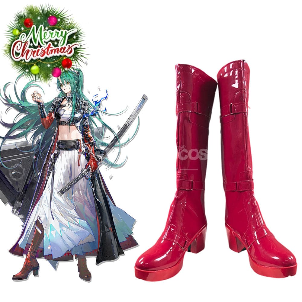 Game Arknights Cosplay Hoshiguma the Breacher Cosplay Shoes Cosplay Shoes Boots