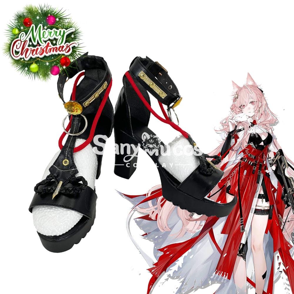 Game Arknights Cosplay Pozëmka Shoes Boots