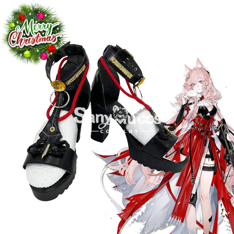 Game Arknights Cosplay Pozëmka Shoes Boots