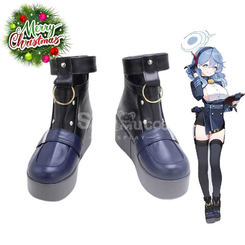 Game Blue Archive Cosplay Bruaca Ako Shoes Boots