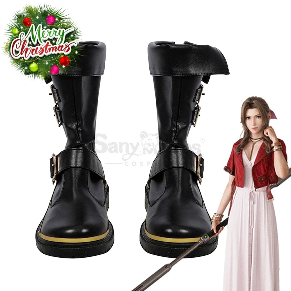Game Final Fantasy Vii Cosplay Aerith Gainsborough Shoes Boots