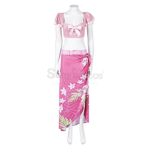 Game Final Fantasy Vii Cosplay Aerith Gainsborough Sundress Swimsuit Costume Costumes