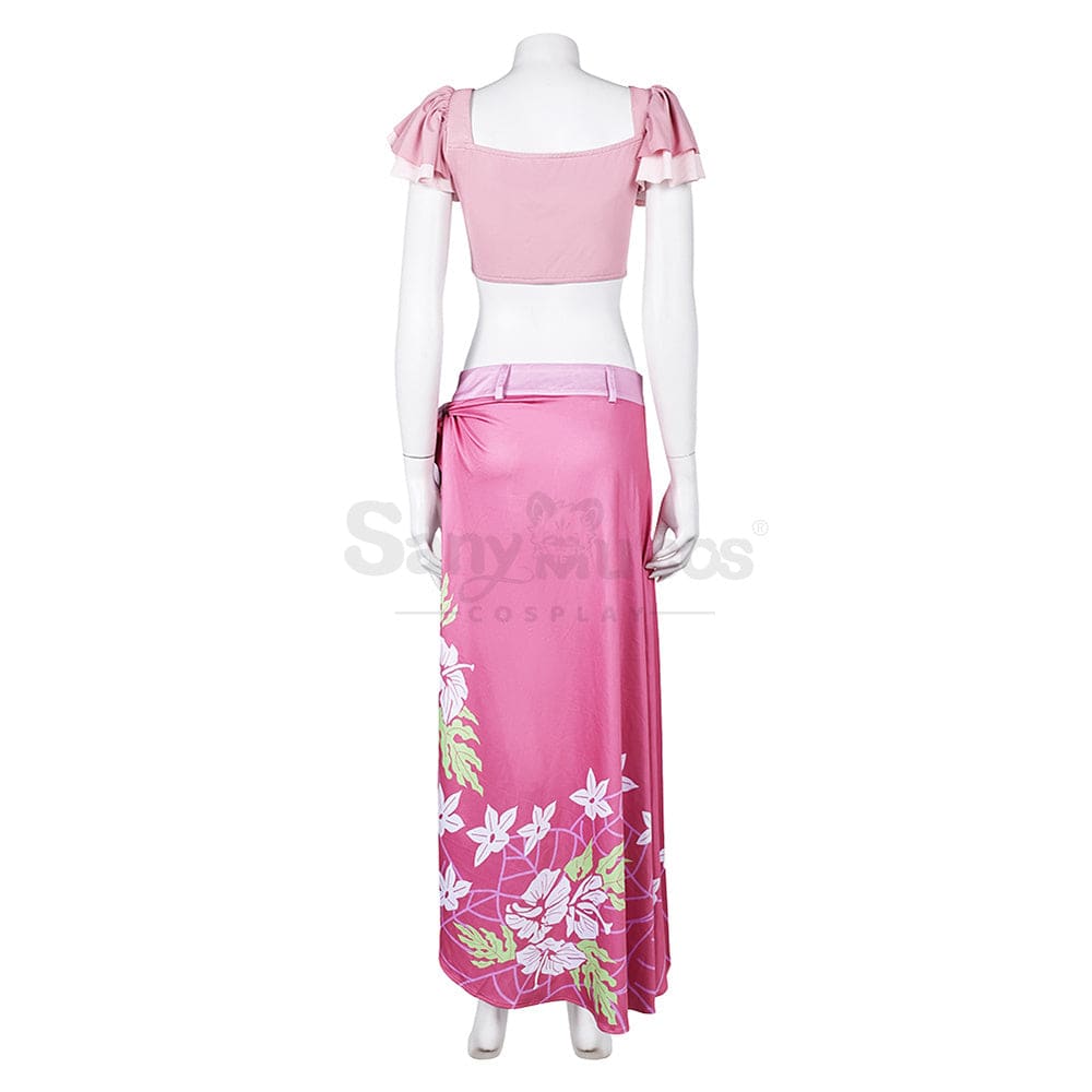 Game Final Fantasy Vii Cosplay Aerith Gainsborough Sundress Swimsuit Costume Costumes