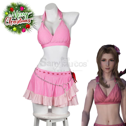 Game Final Fantasy Vii Cosplay Aerith Gainsborough Swimsuit Costume Plus Size Costumes 1000