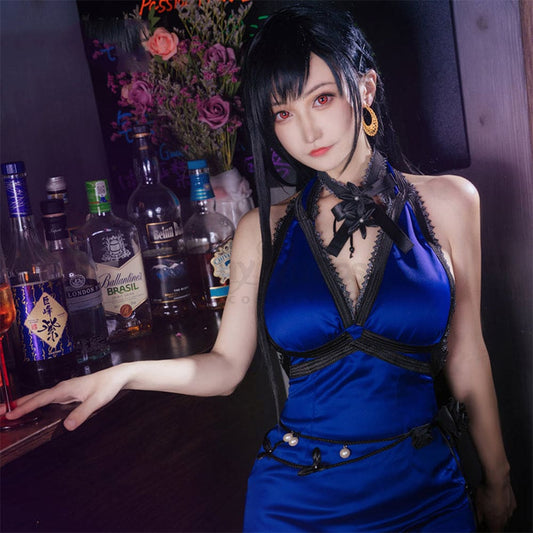 Game Final Fantasy Vii Cosplay Tifa Lockhart Dress Costume Costumes 1000