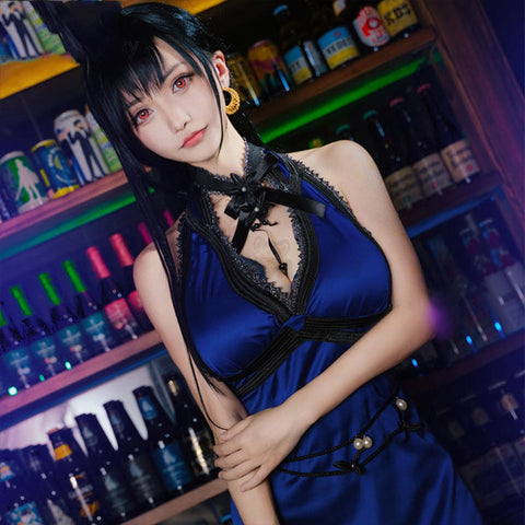 Game Final Fantasy Vii Cosplay Tifa Lockhart Dress Costume Costumes