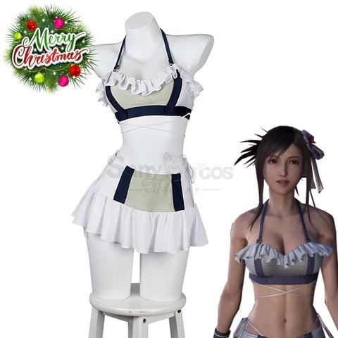 Game Final Fantasy Vii Cosplay Tifa Lockhart Swimsuit Costume Plus Size Costumes