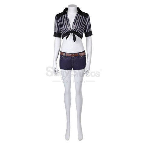 Game Final Fantasy Vii Cosplay Tifa Lockhart Uv Protection Swimsuit Costume Costumes