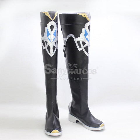 Game Genshin Impact Albedo Cosplay Shoes Boots