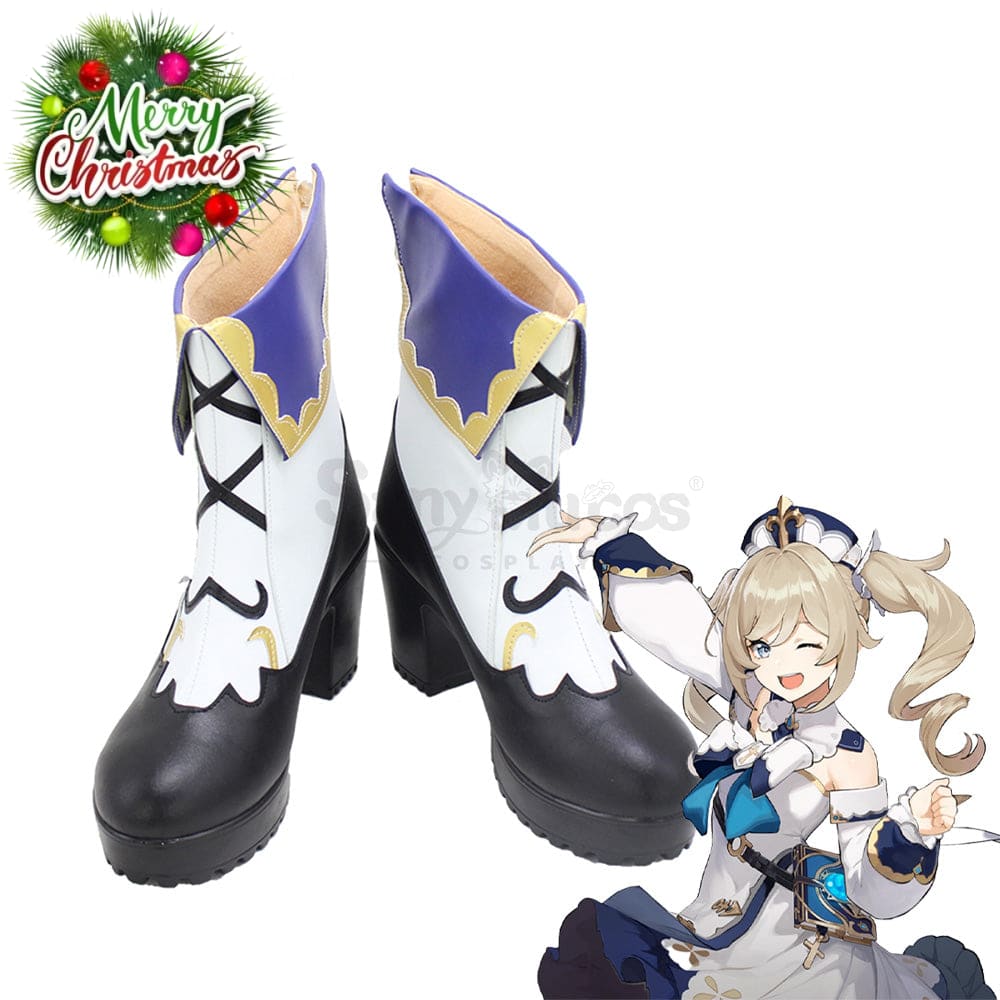 Game Genshin Impact Barbara Shining Idol Deaconess Cosplay Props Shoes Shoes Boots