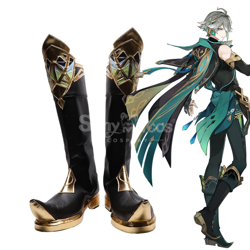 Game Genshin Impact Cosplay Alhaitham Shoes Boots