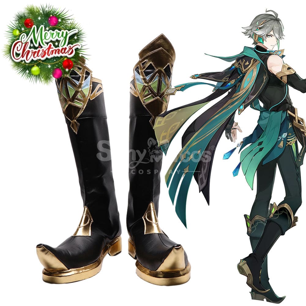 Game Genshin Impact Cosplay Alhaitham Shoes Boots