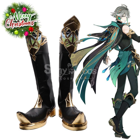 Game Genshin Impact Cosplay Alhaitham Shoes Boots