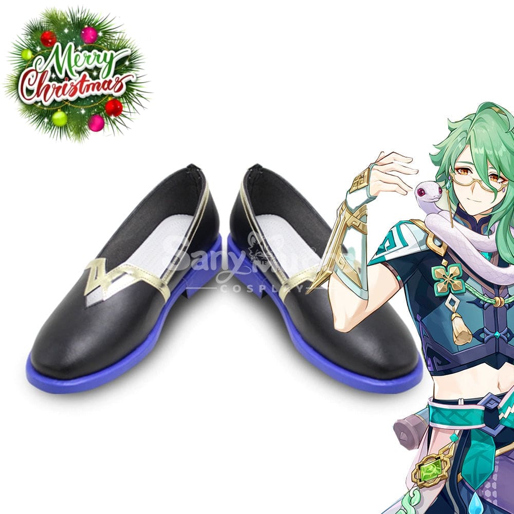 Game Genshin Impact Cosplay Baizhu Shoes Boots