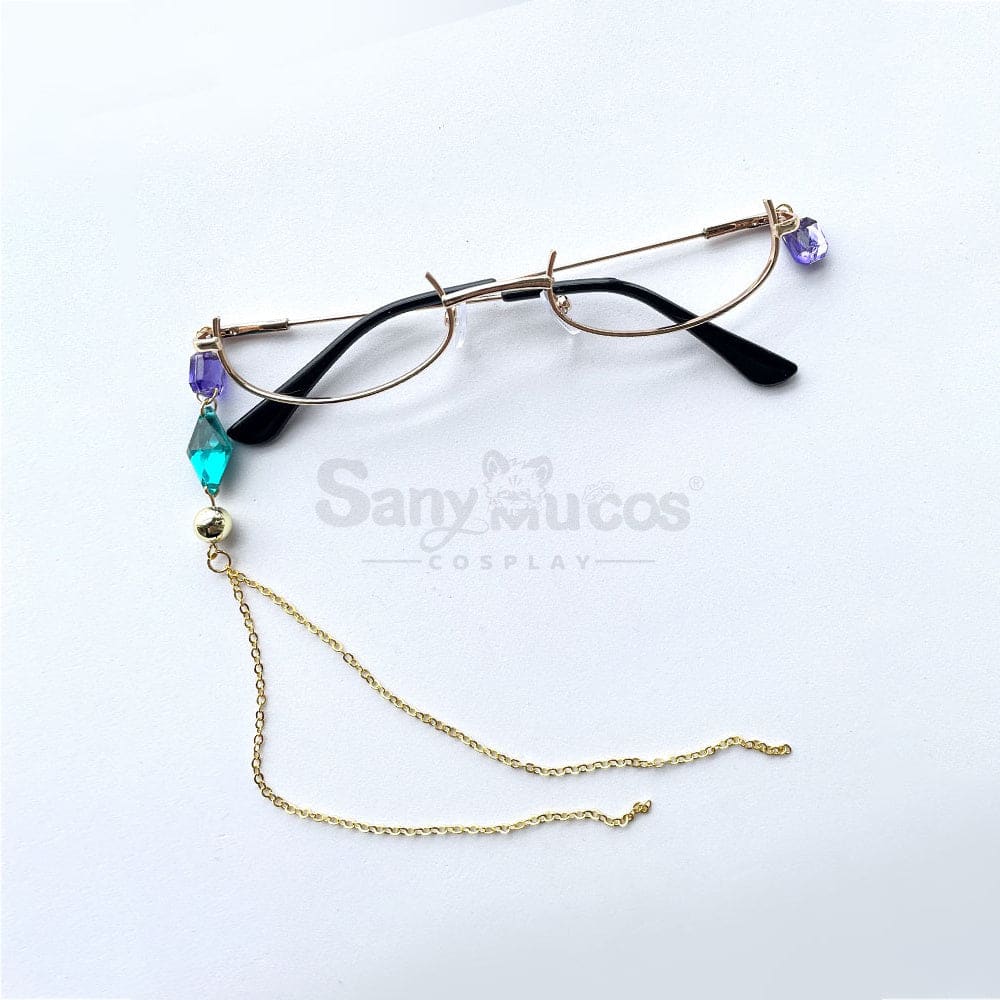 Game Genshin Impact Cosplay Baizhu’s Glasses & Hairpin Accessory A Prop